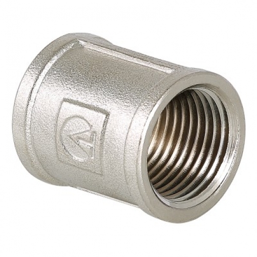 Муфта латунная Valtec 1/2'',вн-вн