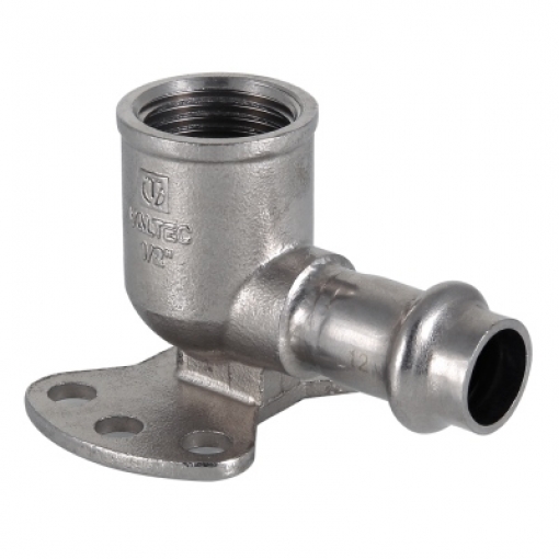 Водоророзетка из нержавеющей стали Valtec c внутренней резьбой 15x1/2''