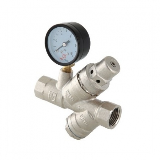Клапан подпиточный Valtec c фильтром и манометром 1/2''