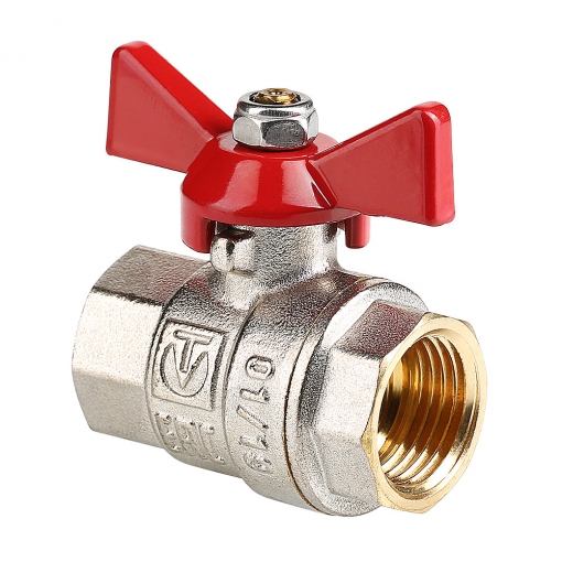 Кран шаровой Valtec 1/2'', бабочка, вн/вн