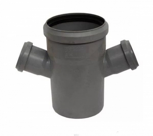 Крестовина канализационная одноплоскостная 110/50/50x45°